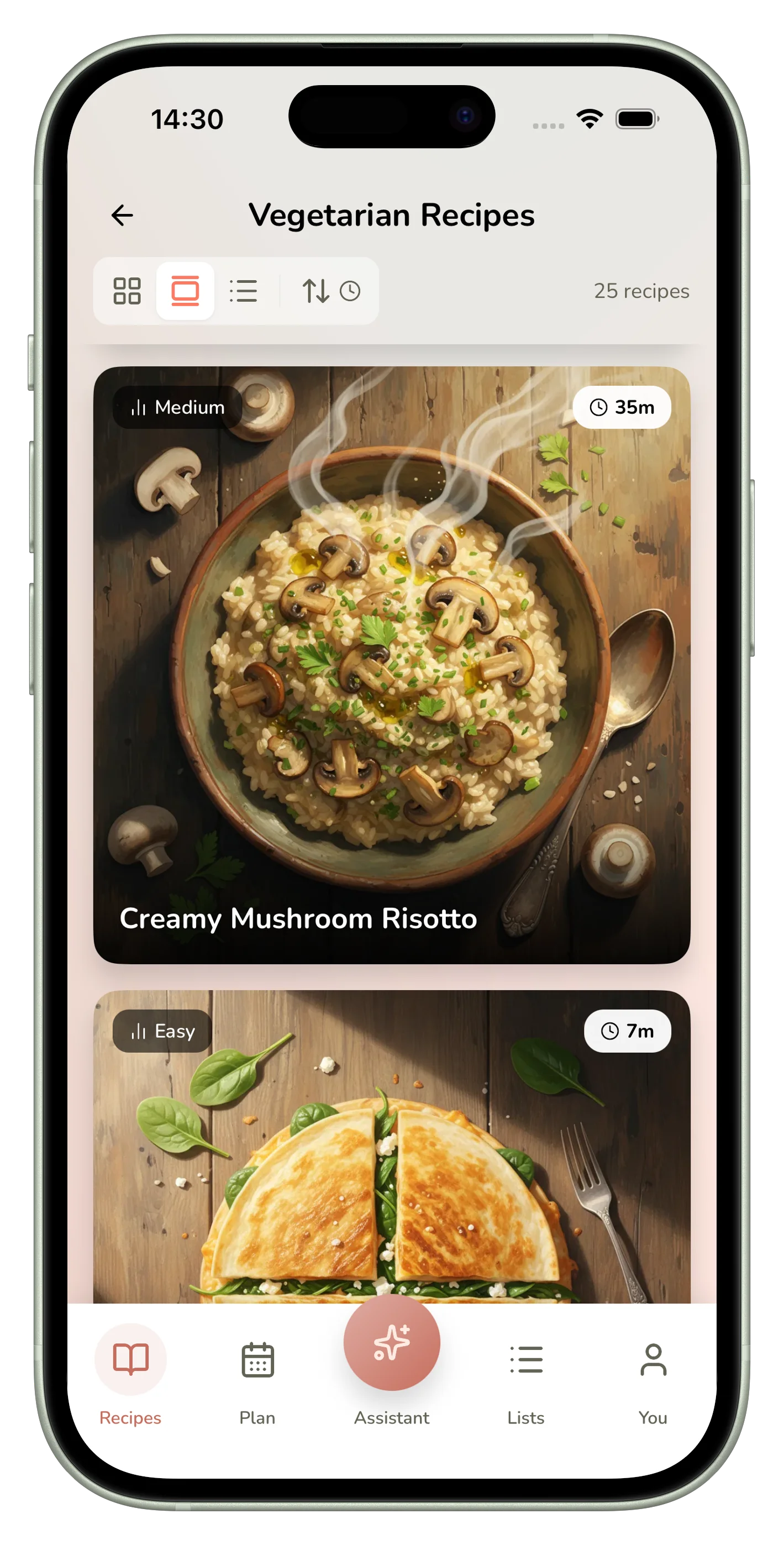 Pintos vegetarian recipe collection grid